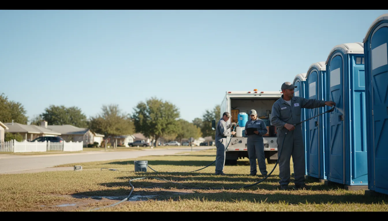 Long-Term Portable Toilet Rental in Herndon, KS near me